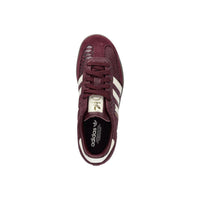 Bordeaux Leather Low Top Sneakers