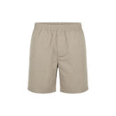 Beige Cotton Knee Length