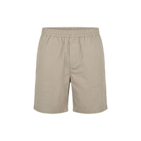 Beige Cotton Knee Length