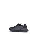 Black Fabric Athletic Sneakers