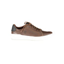 Marrone Polyurethane Men Sneaker