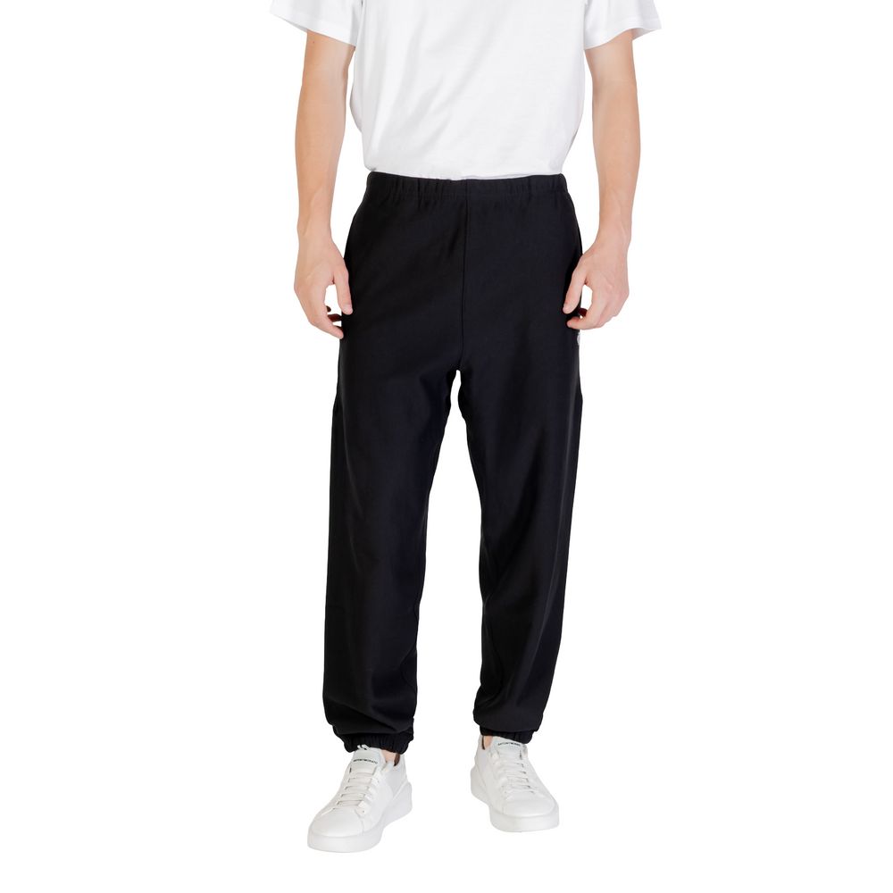 Black Cotton Joggers (Workout Pants)