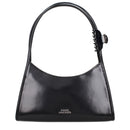 Black Leather Shoulder Bag