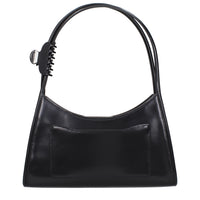 Black Leather Shoulder Bag