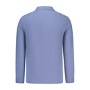 Blue Cotton Polo Shirt