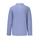 Blue Cotton Polo Shirt