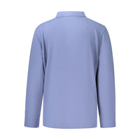 Blue Cotton Polo Shirt
