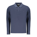 Blue Cotton Polo Shirt