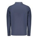 Blue Cotton Polo Shirt
