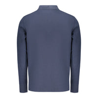 Blue Cotton Polo Shirt