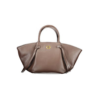 Brown Polyethylene Handbag