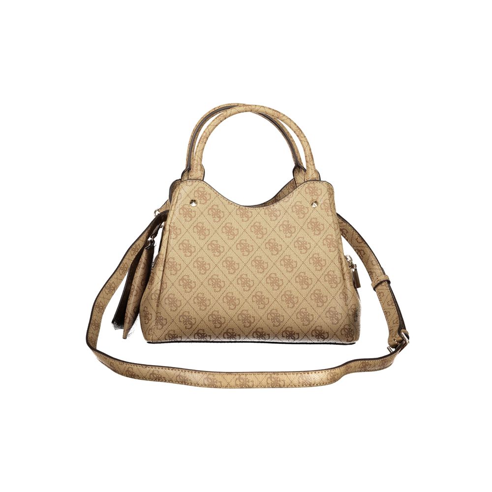 Beige Polyethylene Handbag