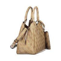 Beige Polyethylene Handbag