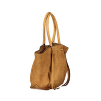 Brown Polyester Handbag