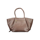 Brown Polyethylene Handbag
