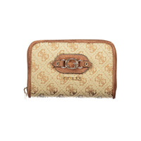 Beige Polyester Wallet