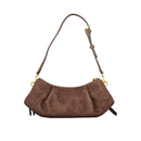 Brown Polyester Handbag