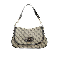 Black Polyester Handbag