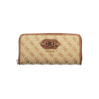 Beige Polyester Wallet