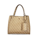 Beige Polyethylene Handbag