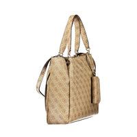 Beige Polyethylene Handbag