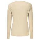 Beige Cotton T-Shirt