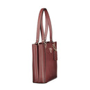 Brown Polyethylene Handbag