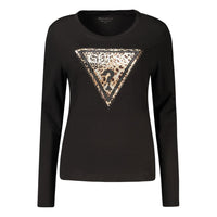 Black Cotton Women's T-Shirt