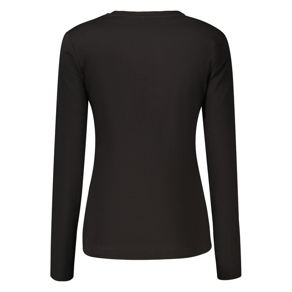 Black Cotton Women's T-Shirt