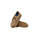 Beige Suede Leather Oxfords And Derbies