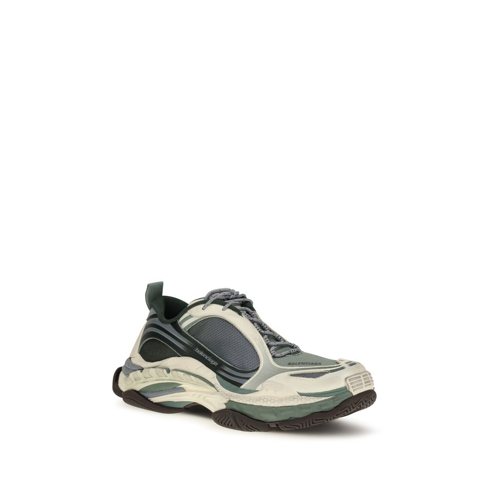 Bicolor Polyethylene Athletic Sneakers