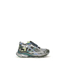 Multicolor Polyester Athletic Sneakers