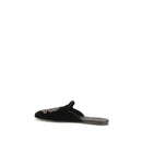 Black Velvet Flats