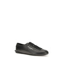 Black Calf Leather Bos Taurus Low Top Sneakers