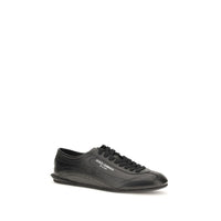 Black Calf Leather Bos Taurus Low Top Sneakers