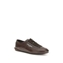 Brown Calf Leather Bos Taurus Low Top Sneakers