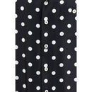 Black Silk Pattern Shirt