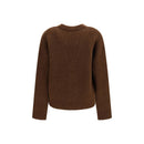 Brown Alpaca Vicugna Pacos Cardigan