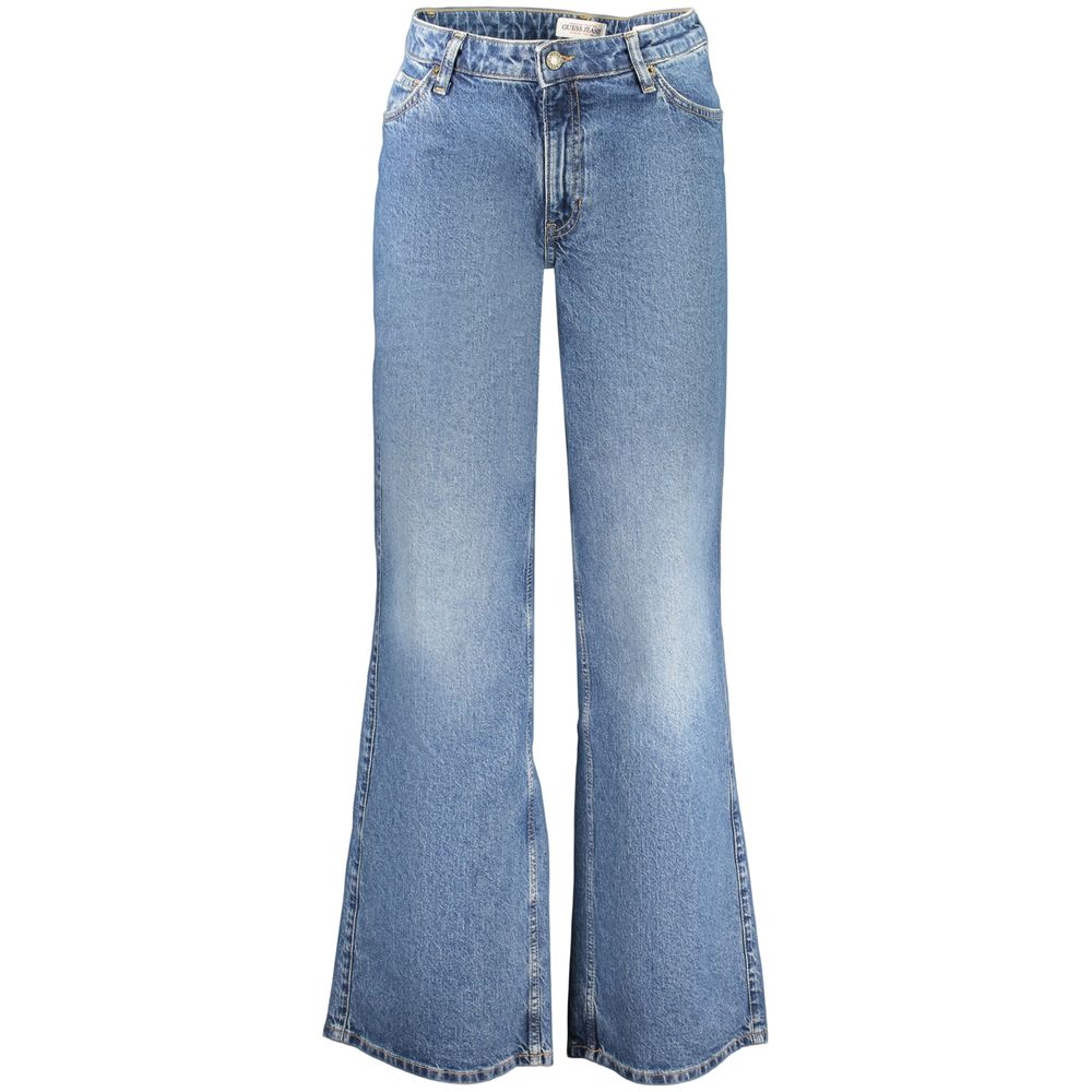 Blue Wool Women's Jeans