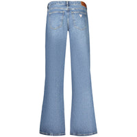 Blue Wool Women's Jeans