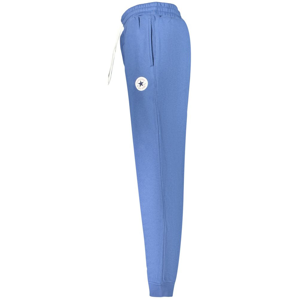 Blue Cotton Men's Trousers