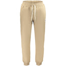 Beige Cotton Mens Trousers