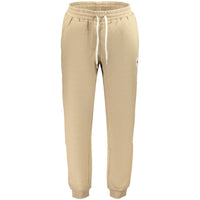 Beige Cotton Mens Trousers