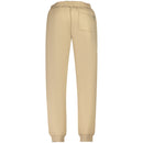 Beige Cotton Mens Trousers