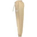 Beige Cotton Mens Trousers