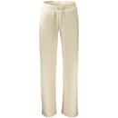 Beige Lyocell Women Trouser