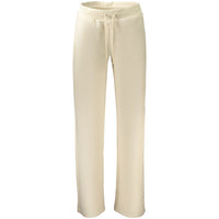 Beige Lyocell Women Trouser