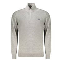 Gray Cotton Men's Sweater