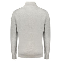 Gray Cotton Men's Sweater