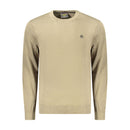 Green Cotton Men's Sweater